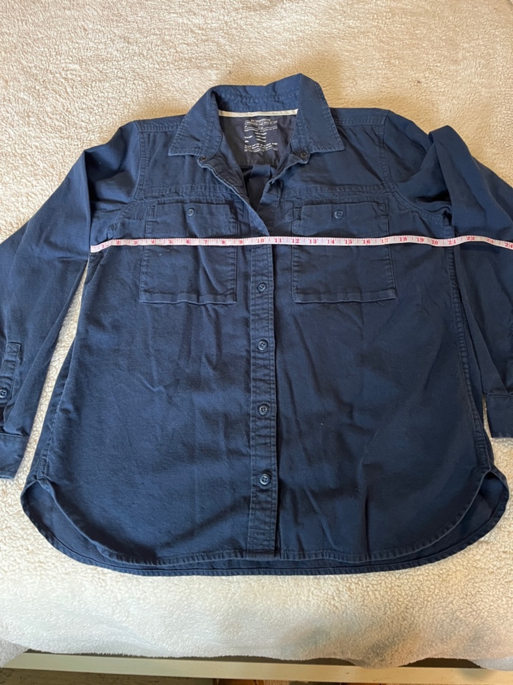 Men's REI Cooperative Navy Button-Up Shirt - Picture 3 of 5